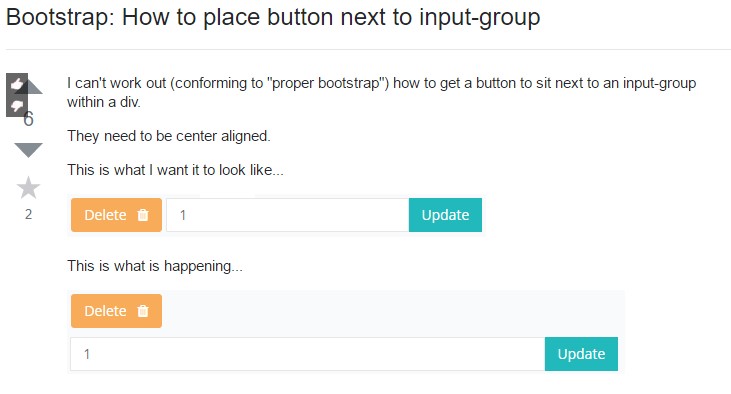  Exactly how to  set button next to input-group