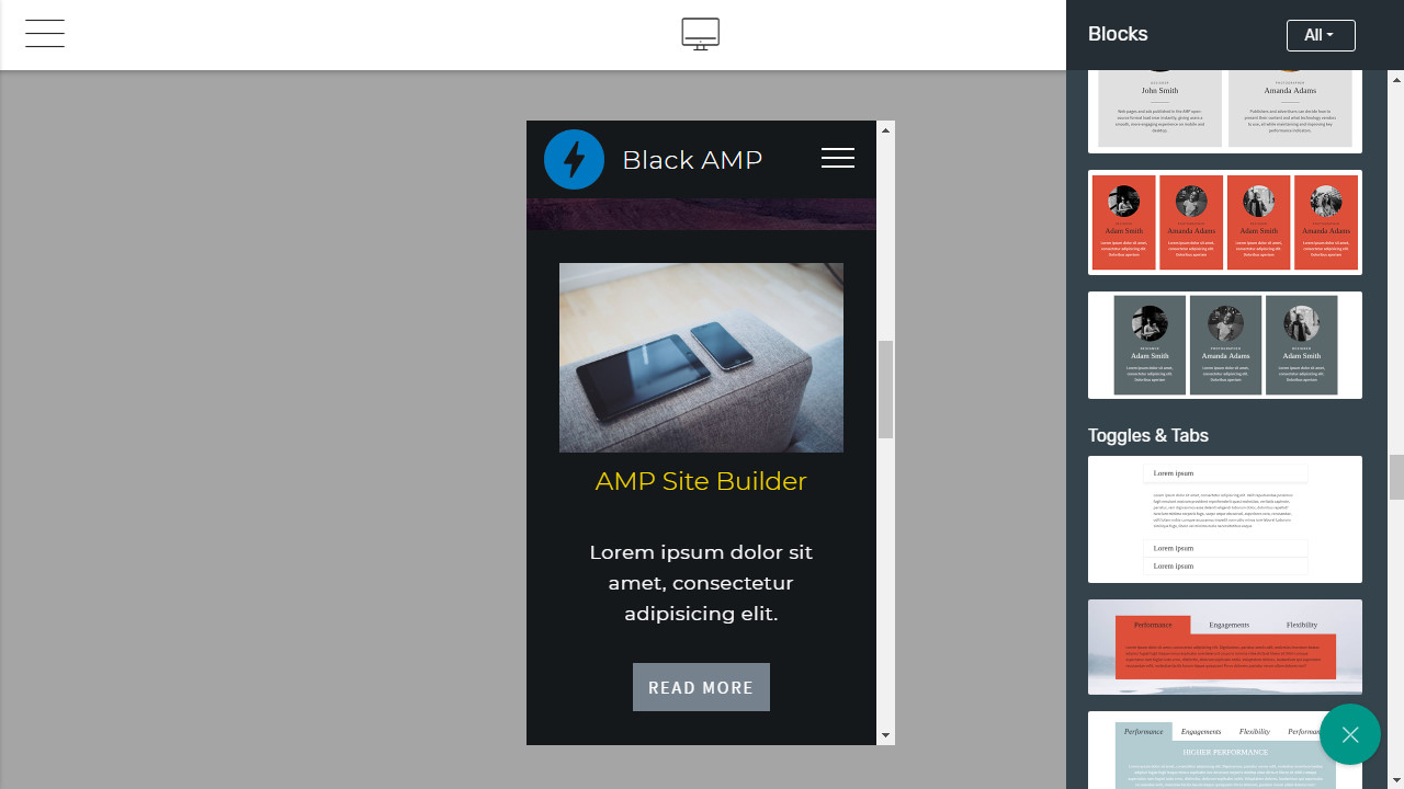 AMP Page Creator