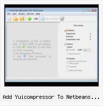 Binary File To Base64 Javascript Encoder Using Url add yuicompressor to netbeans java code