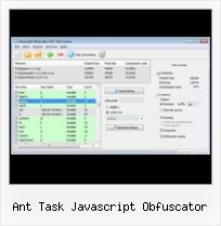 Javascript Packer Reverse ant task javascript obfuscator