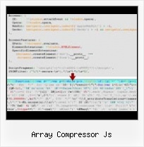 Yui Compilation Produced 3 Syntax Errors array compressor js