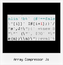 Rgraph Json array compressor js