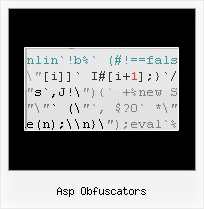Javascript Compressor asp obfuscators