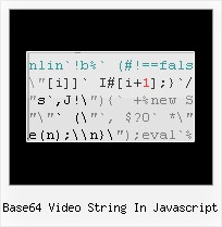 Minify Obfusc Javascript base64 video string in javascript