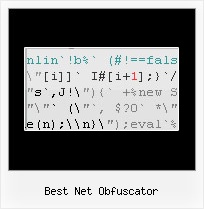 Javascript Jar best net obfuscator