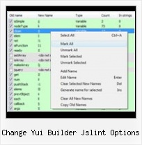 Using Php To Obfuscate Java Code change yui builder jslint options