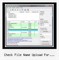 W3 Javascript Minify Guide check file name upload for specila characters using javascript