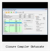 Dean Edwards Packer Change closure compiler obfuscate