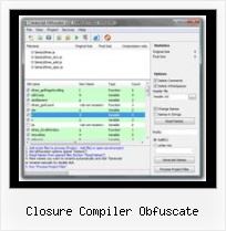 Yui Compressor Concat closure compiler obfuscate