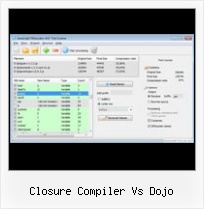 Yuig closure compiler vs dojo