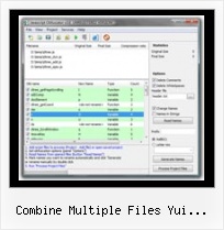 Yui Compressor Multiple Files Script combine multiple files yui compressor php