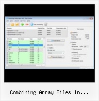 Encrypt Js combining array files in javascript