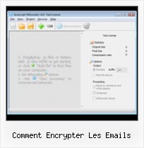 Javascript Compress Json comment encrypter les emails
