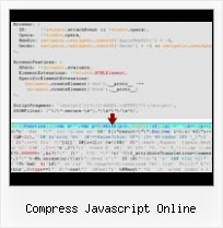 Javascript Compressor compress javascript online