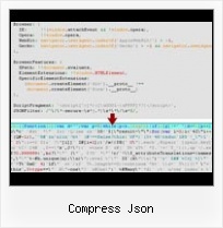 Packer Code Depack compress json