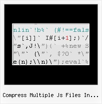 Yahoo Yui Compressor Net20 Dll compress multiple js files in multiple js files using yui compressor