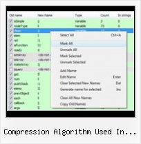 Protect Js Being Save compression algorithm used in packers