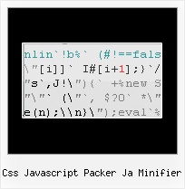 Javascript Obfuscator Decode css javascript packer ja minifier