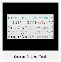 How To Call Javascript Compress And Base64 Encode cssmin online tool