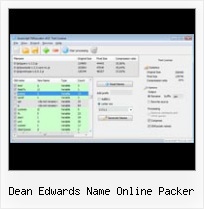 Javascriptpacker Php dean edwards name online packer