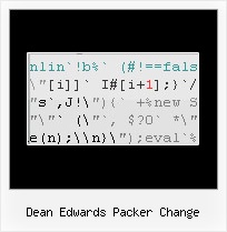 Malicious Javascript Encoder 5 dean edwards packer change