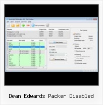 Google Closure Obfuscate Ant dean edwards packer disabled