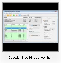 Javascript Compressor Decode decode base36 javascript