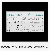 Command Line Javascirpt Unpacker decode html entitites command line tool
