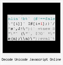 Minifies The Markup In Asp Net Codeproject decode unicode javascript online