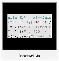 How To Encode Javascript Code decodeurl js