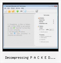 Yui Compressor Output Name Of File That Failed decompressing p a c k e d javascript files