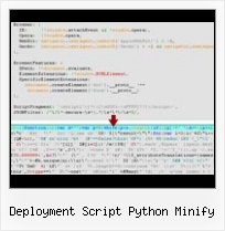 Chilltools deployment script python minify