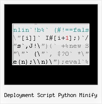 Mirror Javascript deployment script python minify