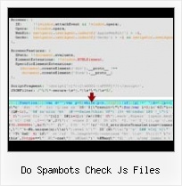 Ruby Javascript Obfuscation do spambots check js files