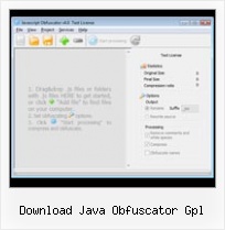 Dean Edwards Name Packer download java obfuscator gpl
