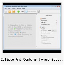 Minify Css Js Closure Python eclipse ant combine javascript files