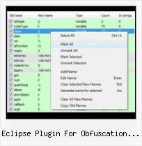 Python Compressing Javascript eclipse plugin for obfuscation protection