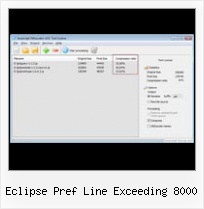 Js Packing eclipse pref line exceeding 8000