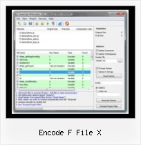 Yence Javascript encode f file x