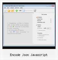 Ant Yuicompressor Options encode json javascript