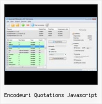 Online Javascript Packing encodeuri quotations javascript