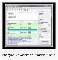 Jquery Code Obfuscation encrypt javascript hidden field