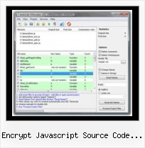 Javascript Packer encrypt javascript source code unreadable