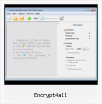 Obfuscate Url Params encrypt4all