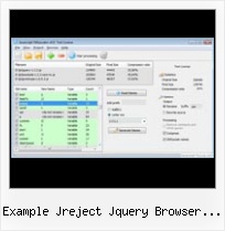 Htmlentities Online Javascript example jreject jquery browser rejection