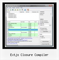 Yui Compressor In Eclipse extjs closure compiler