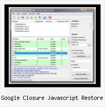 Mac Compress Js google closure javascript restore