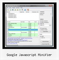 Javascript Scramble Compress google javascript minifier