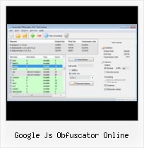 Jquery Compress String google js obfuscator online