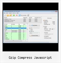 Screnc Decoder gzip compress javascript